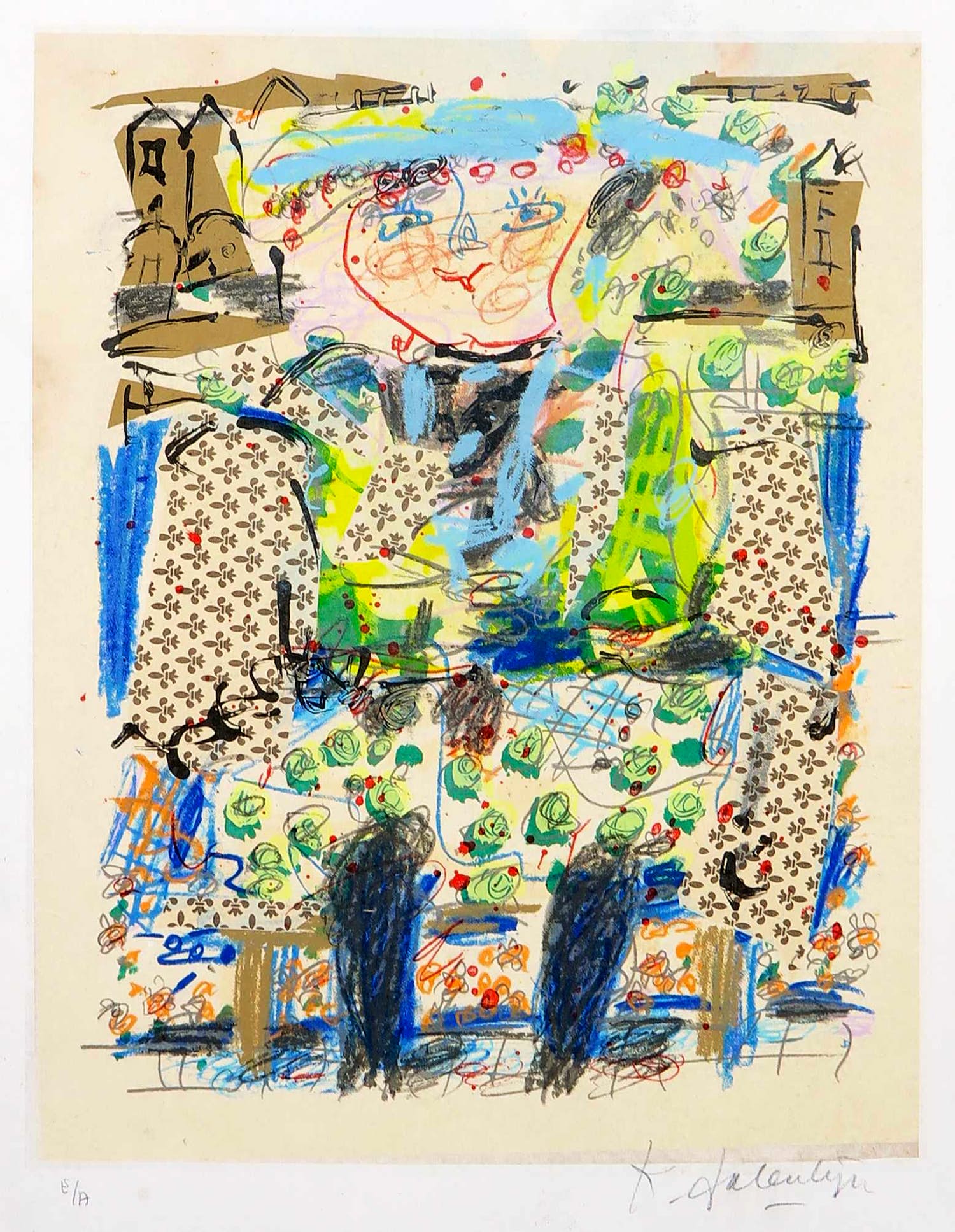 Kees Salentijn - Zeefdruk, Zonder titel kopen? Bied vanaf 1!