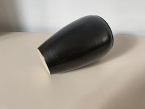 Jan Paasman - Zwarte Studio keramische vaas kopen? Bied vanaf 1!