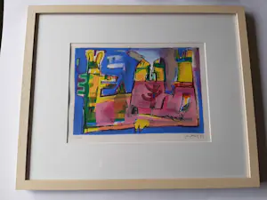 Geert Vrijdag - zeefdruk, Titel, treasure kopen? Bied vanaf 40!