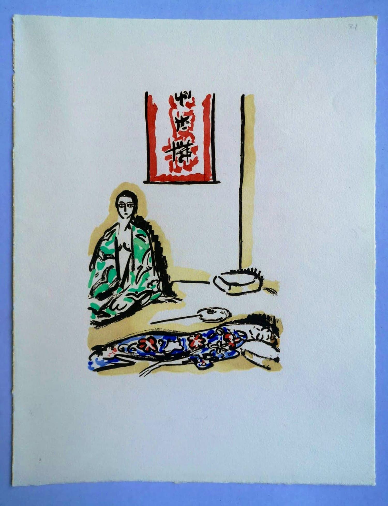 Kees van Dongen - Originele Pochoir uit La Garçonne, gelimiteerde oplage verkocht voor € 75!