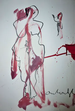 Anton Heyboer - Confrontatie tussen de mens het dier en de natuur . kopen? Bied vanaf 250!