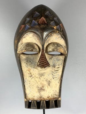 Igbo - Old Tribal Used African IGBO Mask - Nigeria. kopen? Bied vanaf 35!