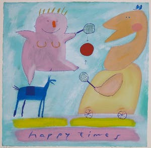 Wouter Stips - Zeefdruk, Happy times kopen? Bied vanaf 40!