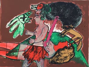 Corneille - Litho, Une journeé d'eté - Ingelijst kopen? Bied vanaf 250!