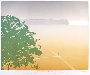 Jean Solombre - Aquatint, Terre et chemin du printemps verkocht voor € 35!