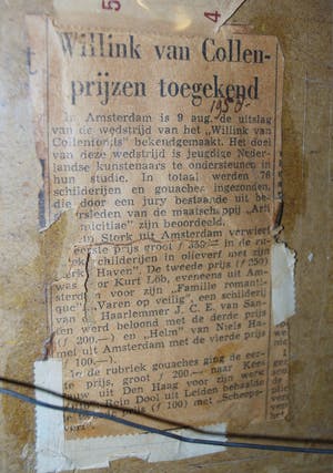 Hein Stork - zeer vroege aquarel (1943!) kopen? Bied vanaf 95!