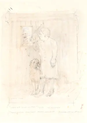 Co Westerik - Vrouw met Hond. kopen? Bied vanaf 850!