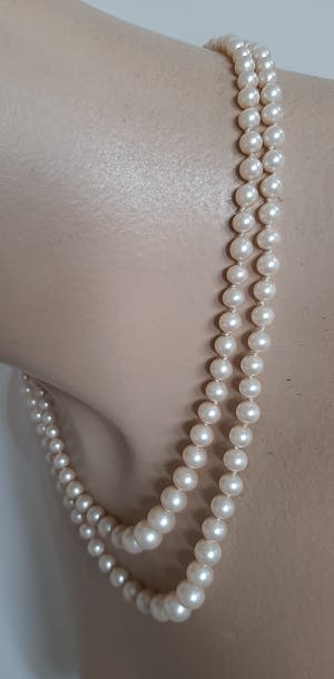 Curiosa - Vintage parel collier kopen? Bied vanaf 75!