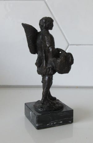 Jaap Hartman - Bronzen beeldje van een Palingvisser kopen? Bied vanaf 42!