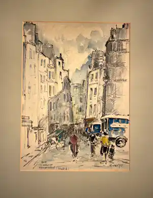 Buy Albert Zwartjes - Rue la grande Truanderie (Paris)? Bid from 65!