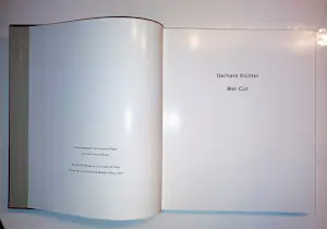 Buy Gerhard Richter - "WAR CUT" 2004 - Buch - (absolut Neu) - NP: 365 EUR? Bid from 120!