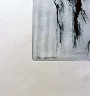 Bob ten Hoope - Bob ten Hoope - Staand naakt - Droge naald ets kopen? Bied vanaf 50!