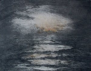 Frederika Broeksmit - Ets/Aquatint: Zonsondergang op zee kopen? Bied vanaf 45!