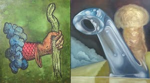 Jan Bollaert - Gemengde techniek op doek, Mystic Faucet - Ingelijst (Groot) kopen? Bied vanaf 1!