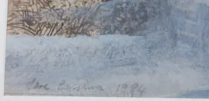 Jose Calsina - Aquarel, In het zicht van de haven - Ingelijst kaufen? Bieten Sie von 30!