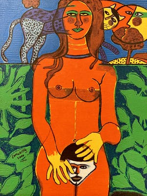 Corneille - TERRAGRAVURE - La Femme de la Bible - gesigneerd kopen? Bied vanaf 790!