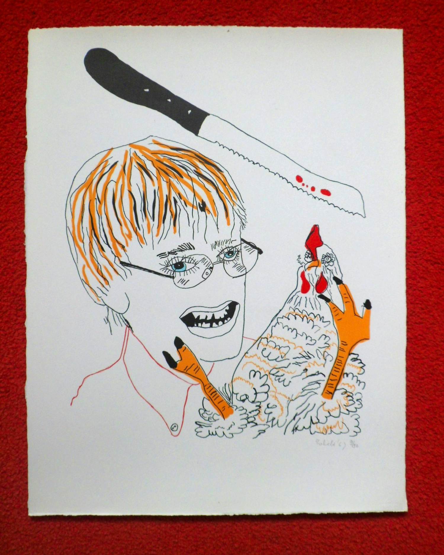 Jacob Zekveld - Man met haan. kopen? Bied vanaf 75!