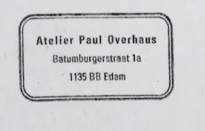 Paul Overhaus - Houtsnede op papier, Landschap kopen? Bied vanaf 1!