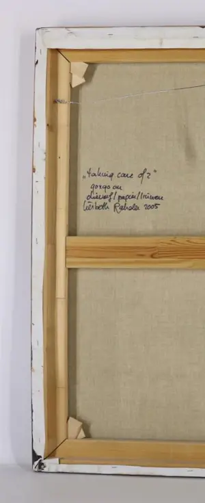 Liesbeth Rahder - Gemengde techniek op doek: "Taking care of 2" - 2005 kopen? Bied vanaf 325!