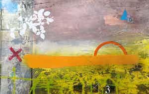 Theo Koster - Zeefdruk, Zonder titel verkocht voor € 35!