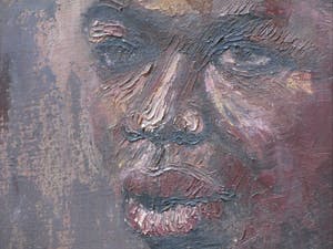 Niet of onleesbaar gesigneerd - Mannenportret - Olieverf op doek kopen? Bied vanaf 1!