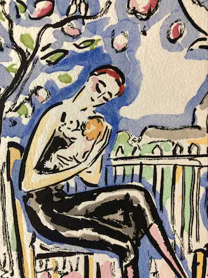 Kees van Dongen - Kees van Dongen - Moeder en kind - 1925 kopen? Bied vanaf 250!