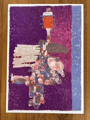 Pierre Courtin - Originele lithografie - Gesigneerd - 48/60 kopen? Bied vanaf 125!