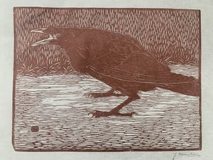 Jan Mankes - “Schreeuwende kraai” 1918 kopen? Bied vanaf 300!