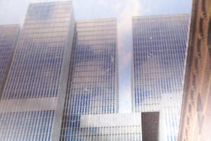 Niet of onleesbaar gesigneerd - Foto op aluminium drager in drie delen, De Rotterdam #2 kopen? Bied vanaf 1!