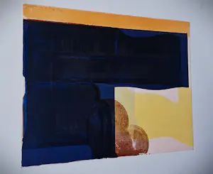 Gabrielle van de Laak - intrigerende kleuren lithografie "de Haven" - zeer kleine oplage (27) kopen? Bied vanaf 79!