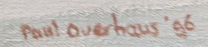 Paul Overhaus - Acryl op doek, Branding in de winter - Ingelijst (Groot) kopen? Bied vanaf 100!