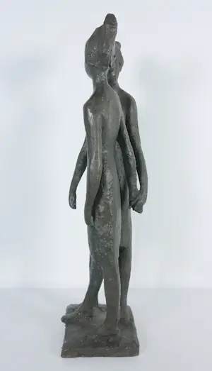 Clemens Pasch - Bronzen beeld, Die Freundinnen + boek! kopen? Bied vanaf 1500!