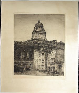 Henri Logelain - gezicht op Paleis van Justitie te Brussel kopen? Bied vanaf 35!