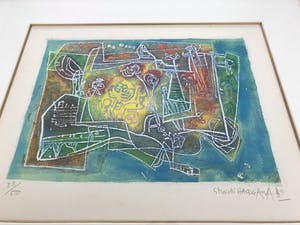 Soichi Hasegawa - Prachtig ets/aquatint - Gesigneerd - 32/50 - Kleine oplage kopen? Bied vanaf 225!