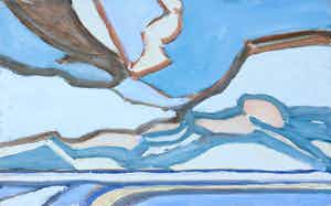 Paul Overhaus - Olieverf op board, Zonder titel verkocht voor € 40!