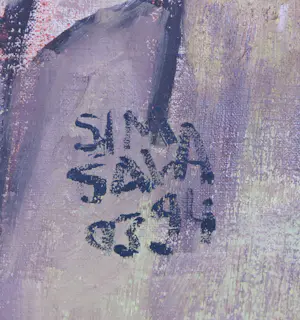 Simone ten Bosch - Olieverf op doek, Vader-dochter en Ploedeloerus - Ingelijst kopen? Bied vanaf 100!