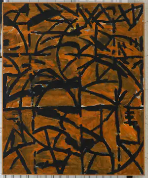 Niet of onleesbaar gesigneerd - Acryl op doek, Exact desolution - Ingelijst (Zeer groot) kopen? Bied vanaf 1!