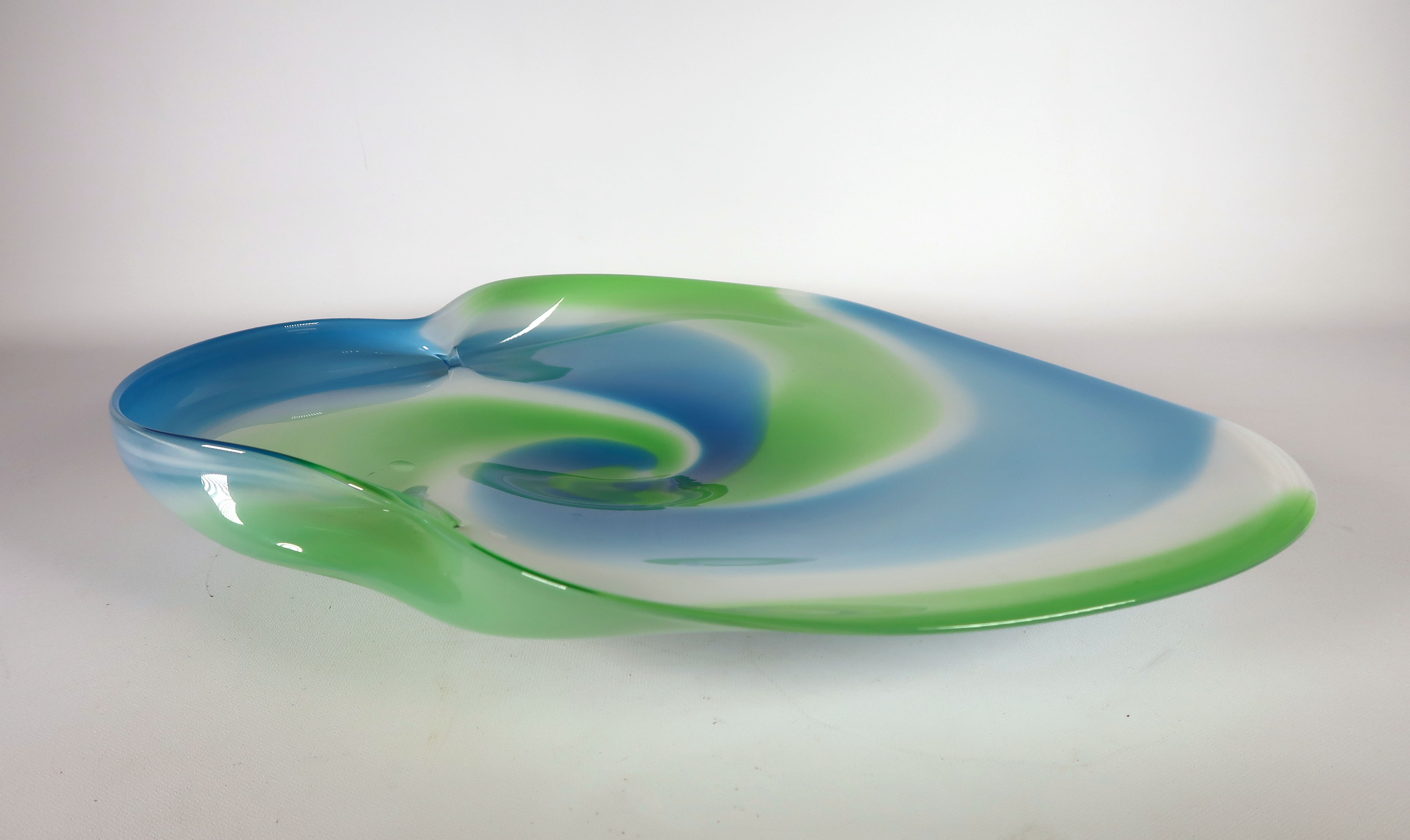 Willem Heesen - Glas, unica schaal met spiraalvorm kopen? Bied vanaf 100!