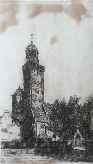 Cor van der Woerd - C4157-1 - St. Nicolaaskerk te Utrecht kopen? Bied vanaf 30!