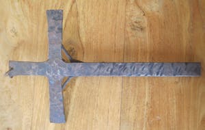 Heiligenbeeld - Smeedijzeren Christus aan het kruis. kopen? Bied vanaf 45!