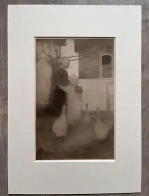 AcheterJan Mankes - Originele Heliogravure Ganzenliesje 1923? Enchérissez de 120!