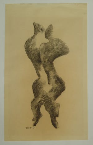 Kiek Bak - 'geabstraheerde man en vrouw in zwart' kopen? Bied vanaf 50!