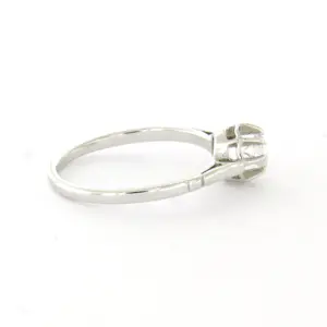 14k wit gouden solitair ring met een briljant geslepen diamant totaal 0.25ct kopen? Bied vanaf 270!