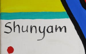 Buy Shunyam - Acryl op doek, Rhapsody in blue - Ingelijst (Groot)? Bid from 250!