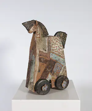 Antoinette Lanser - Keramiek, Paard van Troje kopen? Bied vanaf 100!