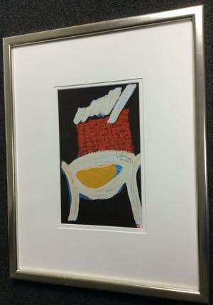 Arty Grimm - z.t. | kleuren zeefdruk - mooi ingelijst kopen? Bied vanaf 49!