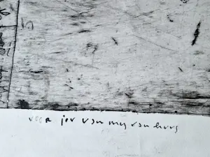 Huug Pleysier - Grote droge naald Ets "in het betekenen" gesigneerd "voor mij van jou van Huug" kopen? Bied vanaf 38!