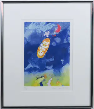 Harrie Gerritz - Michel v Overbeeke, Jan Sierhuis, + anderen! SET van 8 kleine ingelijste werken kopen? Bied vanaf 100!