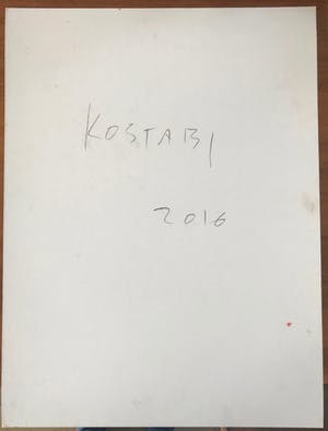 Paul Indrek Kostabi - "Doug Holland" - Uniek werk - Mixed media, acryl. kopen? Bied vanaf 425!