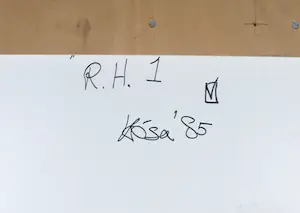 Ilona Kósa - Collage op paneel, R.H. 1 - Ingelijst (Groot) kopen? Bied vanaf 1!